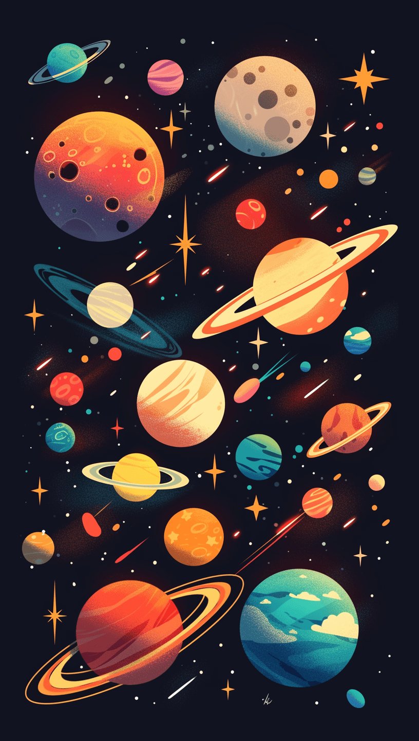 Cosmic 144 original repeating artwork