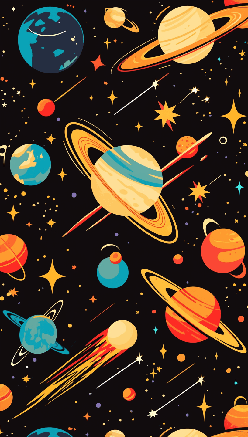 Cosmic 254 original repeating artwork