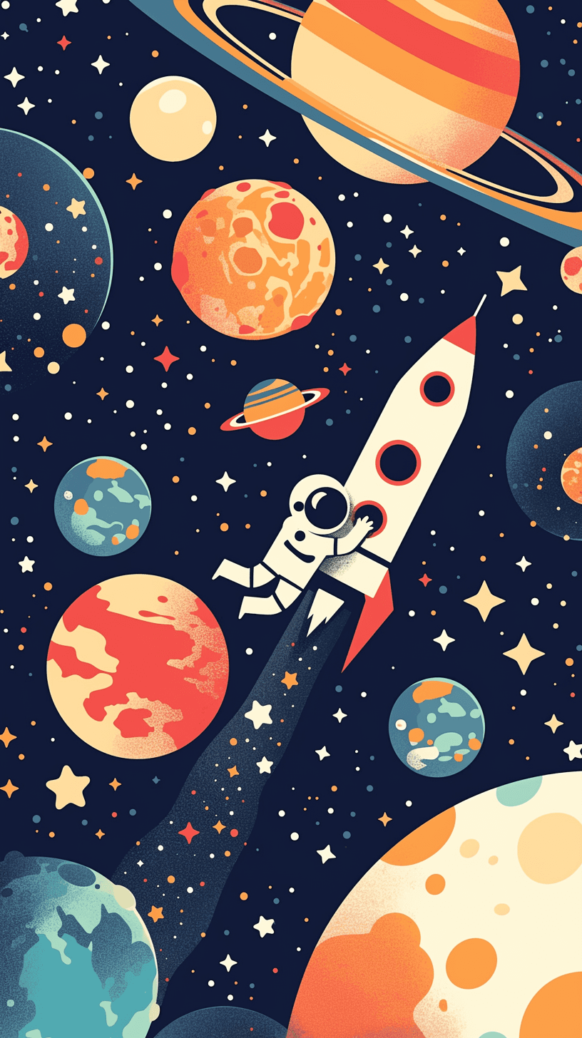 Planet 052 original repeating artwork