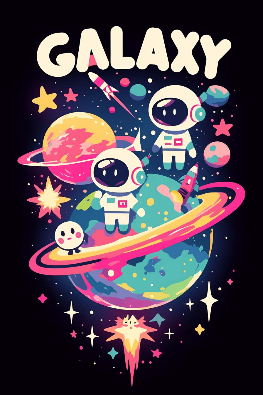 Astronaut 019 original repeating artwork