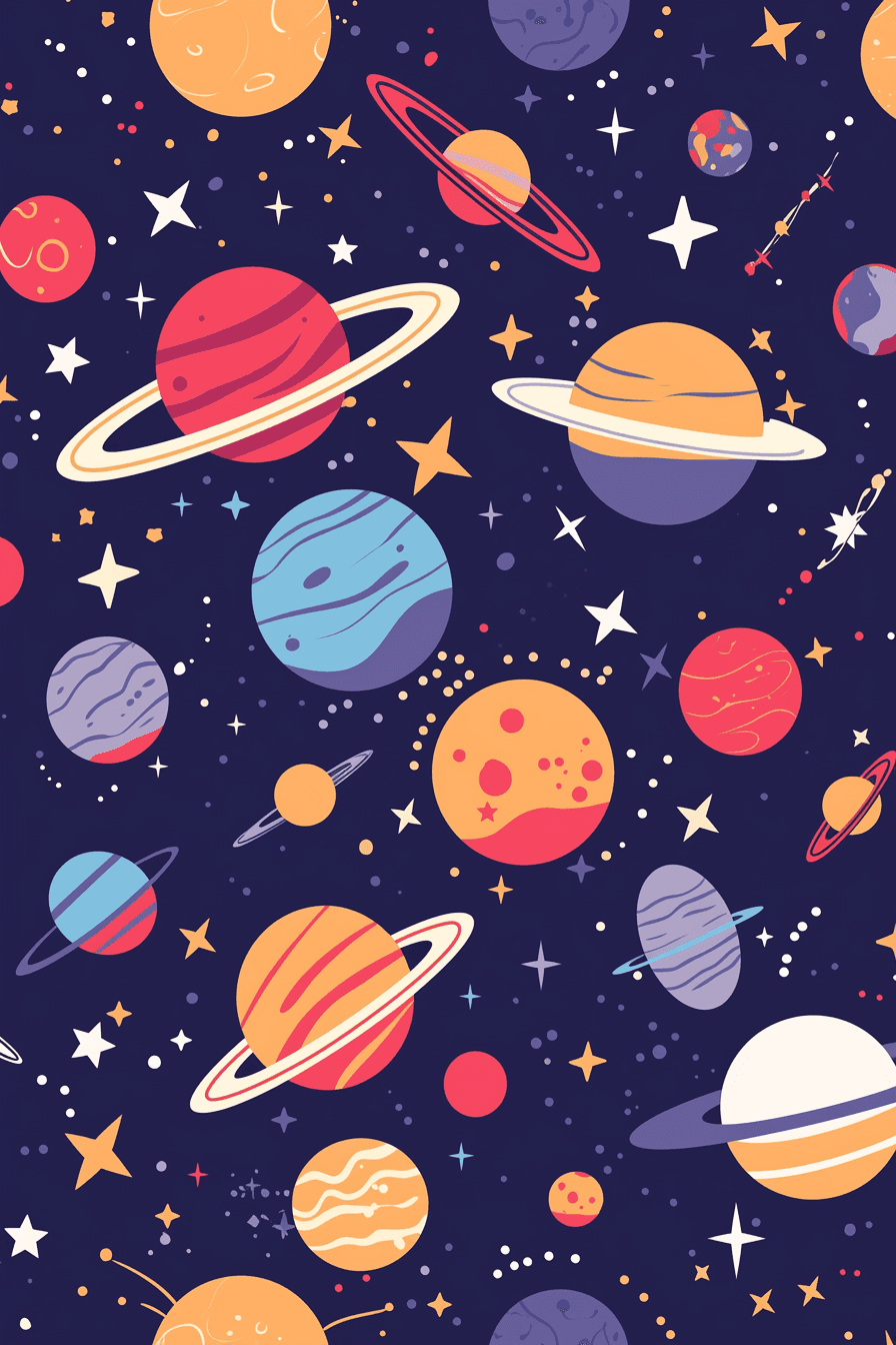 Cosmic 027 original repeating artwork
