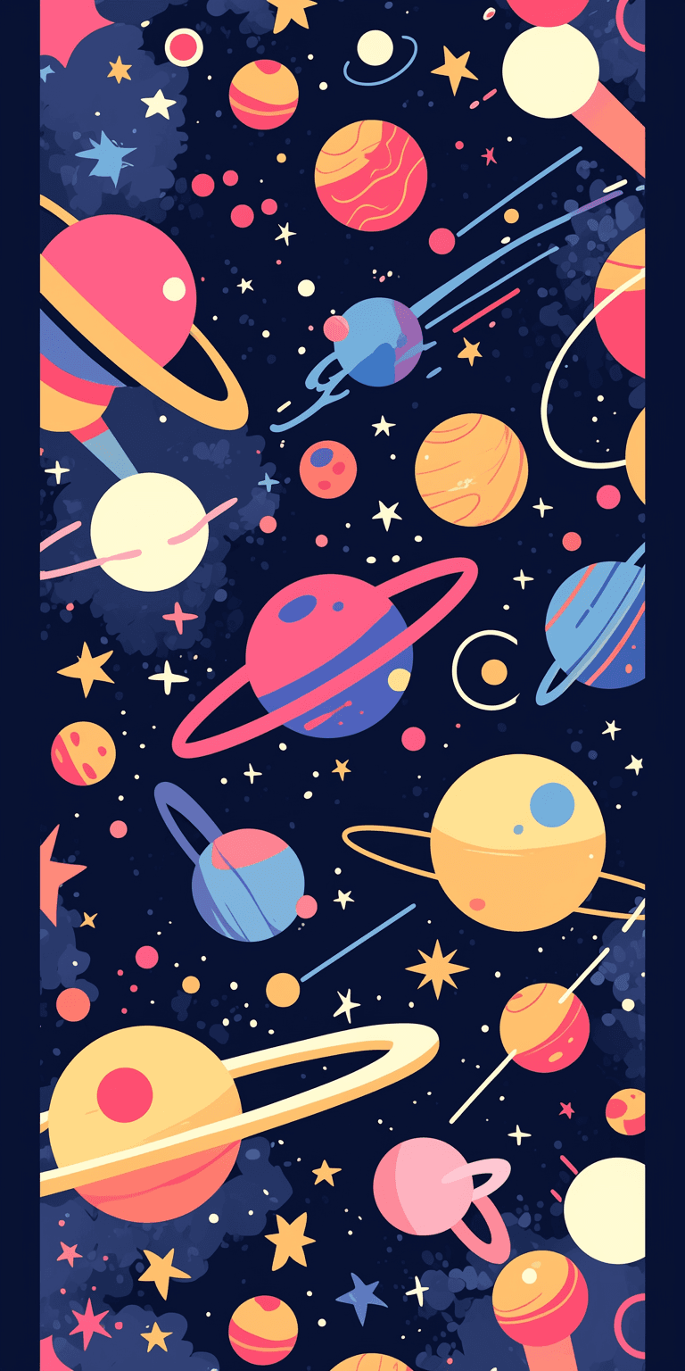 Cosmic 072 original repeating artwork