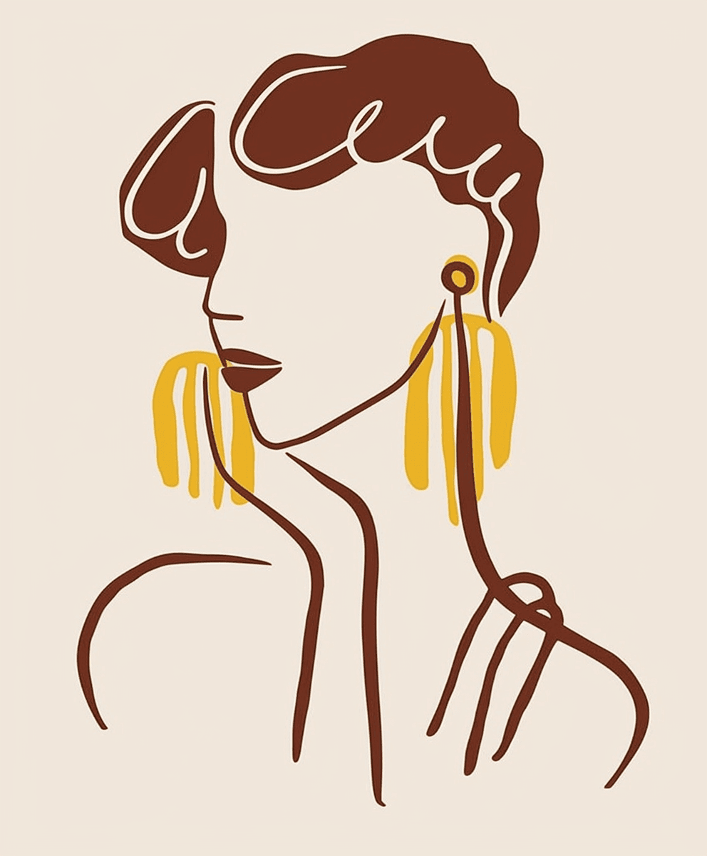 Woman Bop original repeating artwork