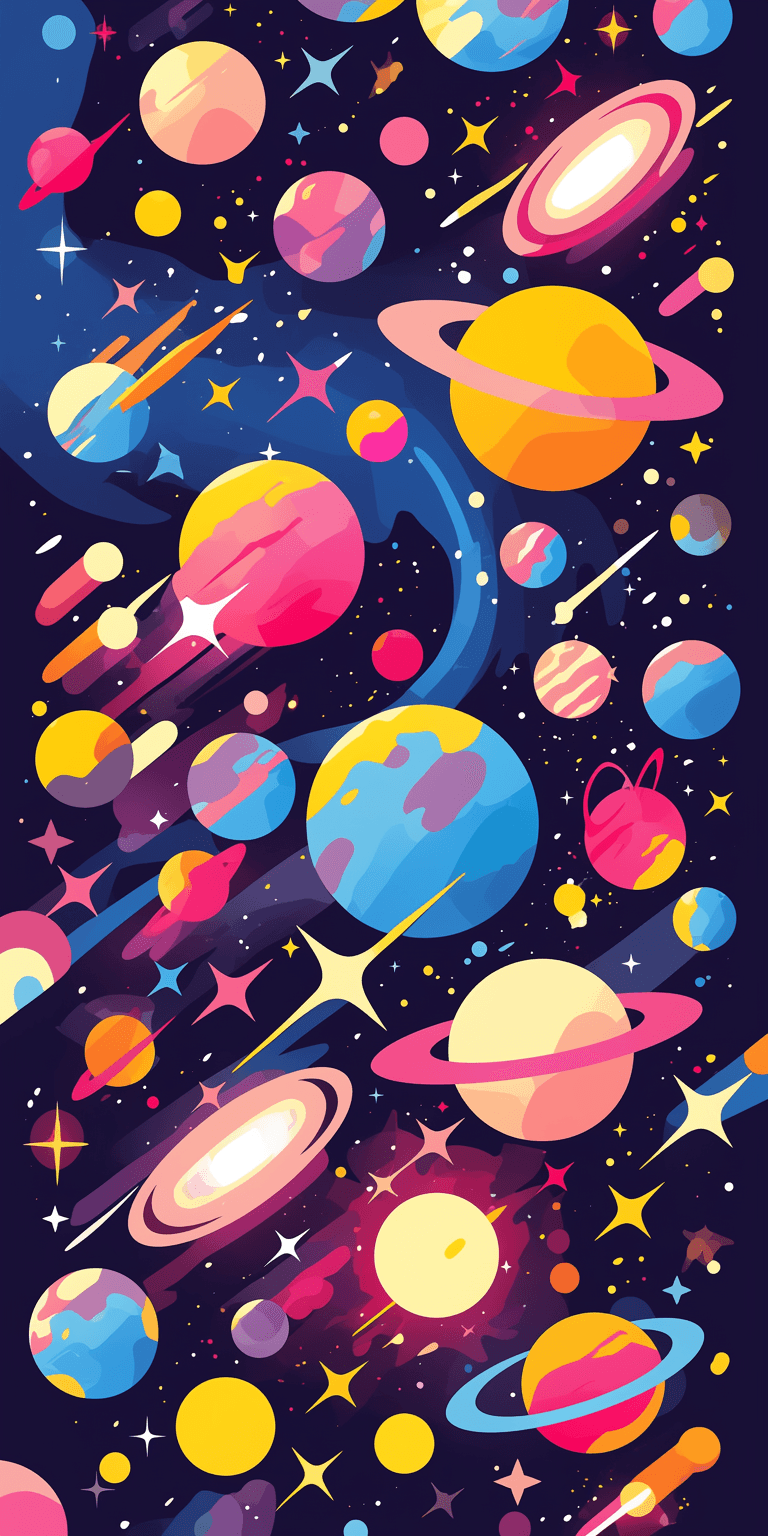 Cosmic 087 original repeating artwork