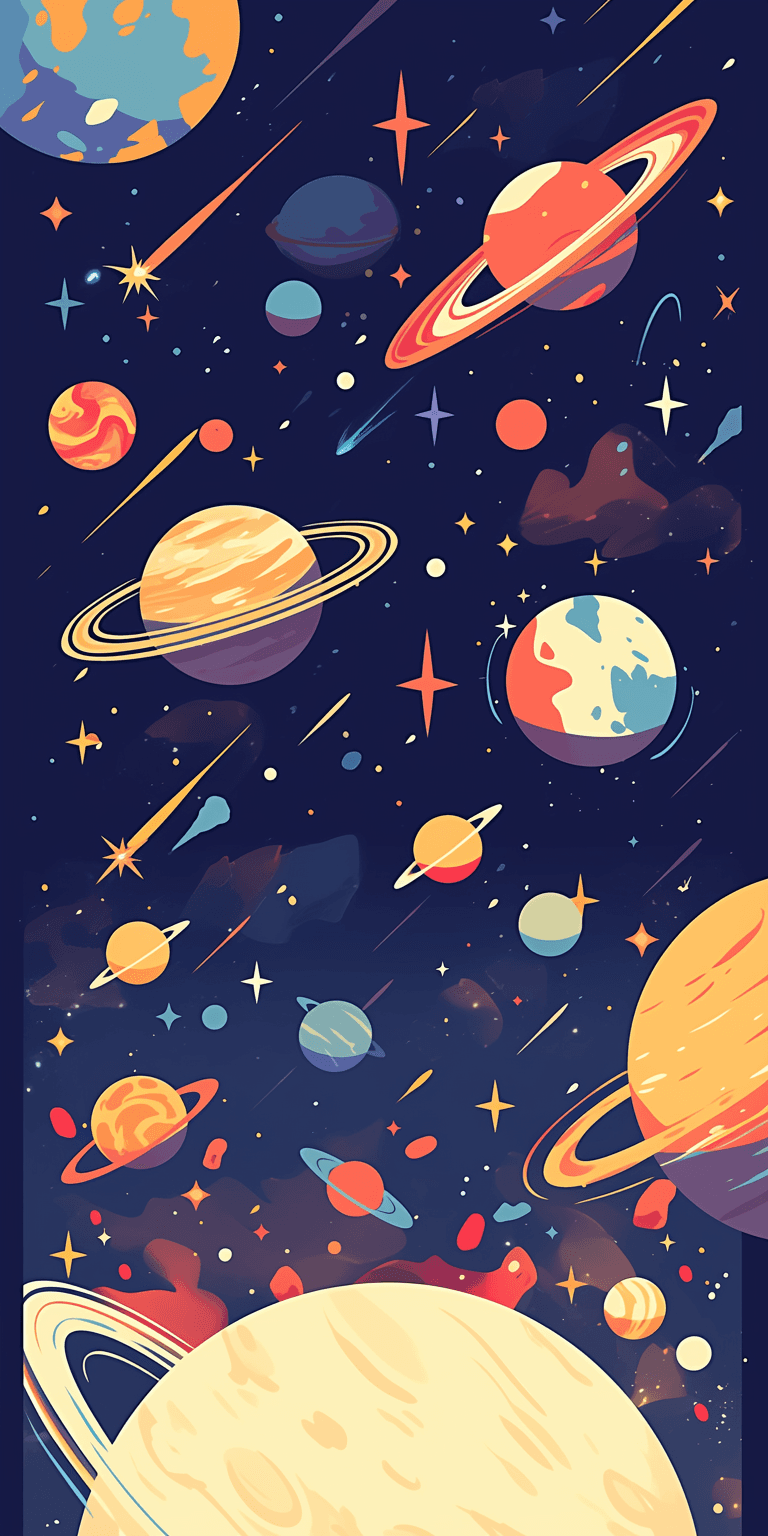 Rocket Shine On original repeating artwork