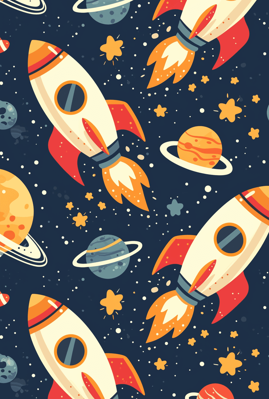 Rocket Collective original repeating artwork
