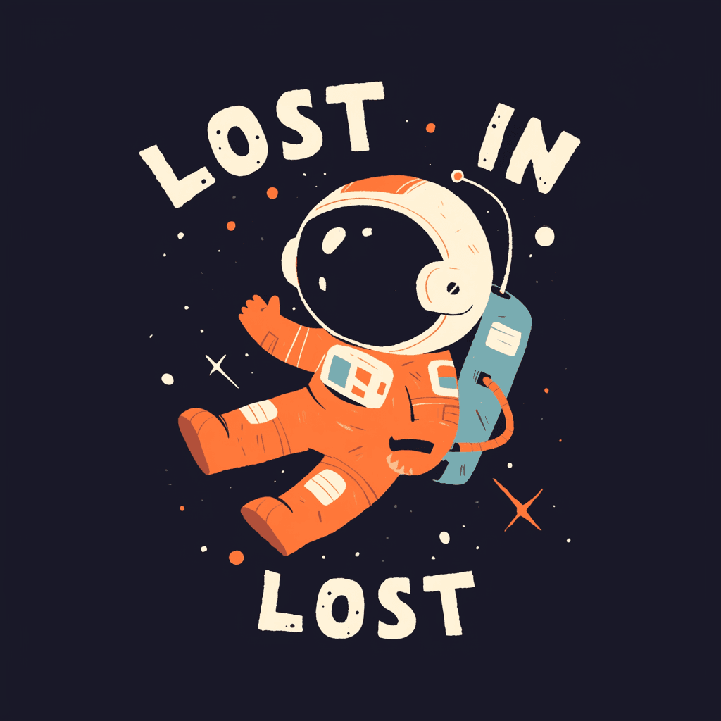 Astronaut 029 original repeating artwork