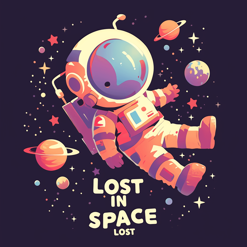 Astronaut 028 original repeating artwork