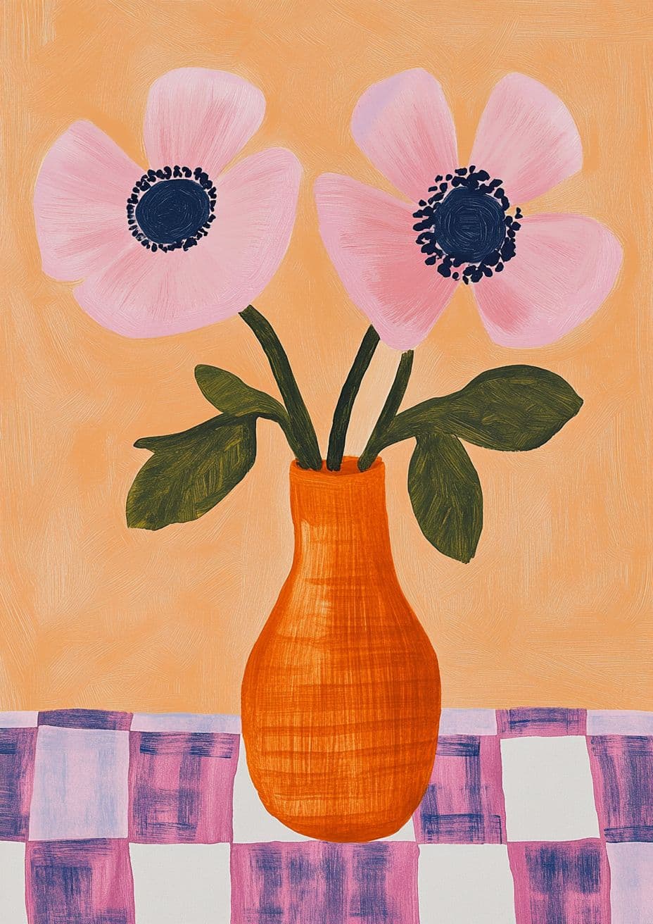 Vase Onyx original repeating artwork