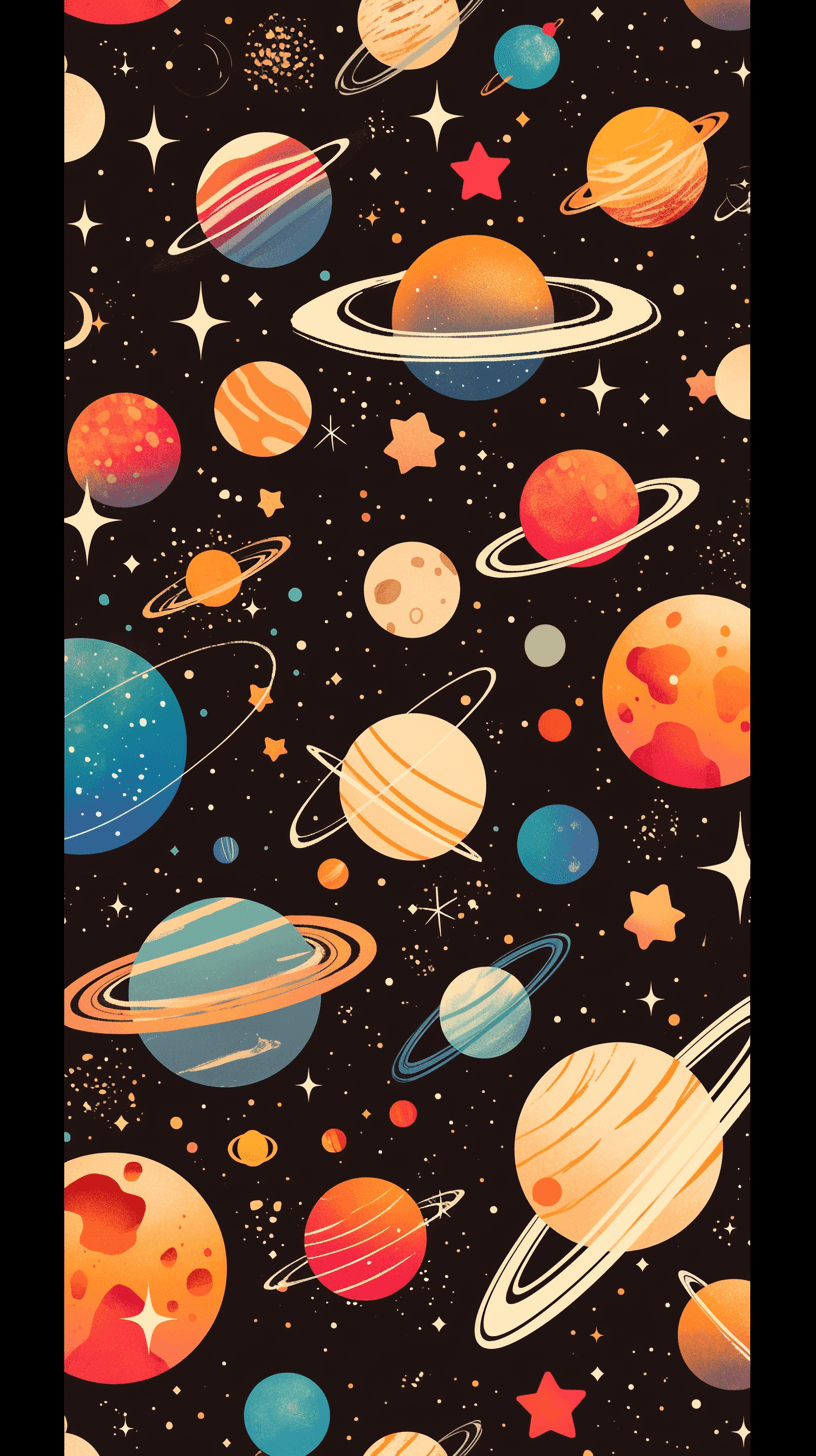 Rocket 004 original repeating artwork