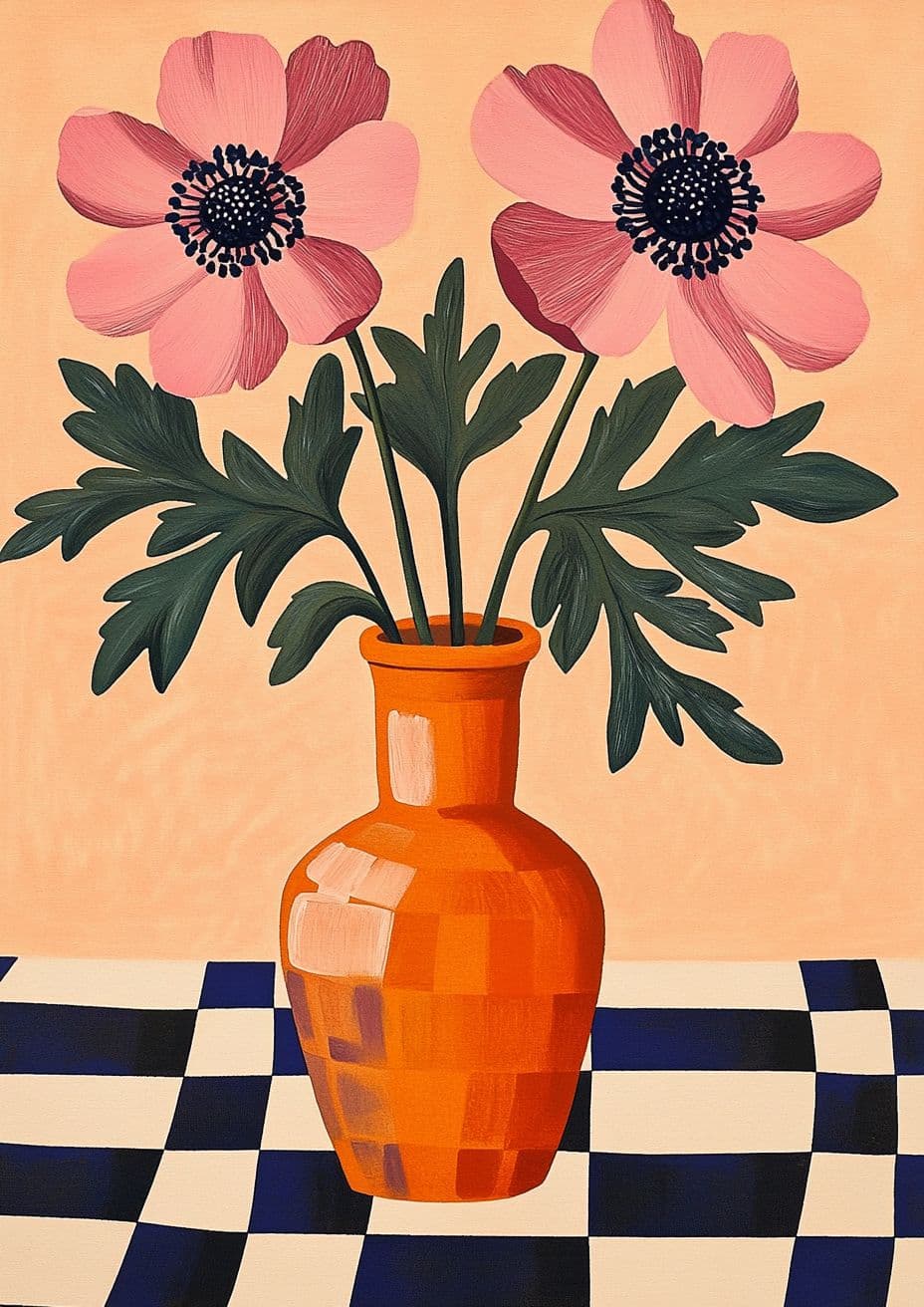 Vase Starlight original repeating artwork
