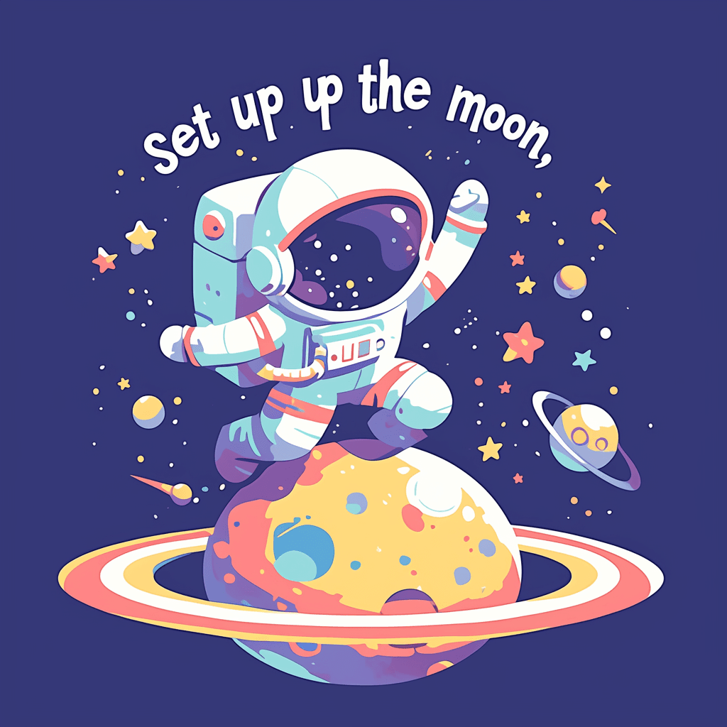 Astronaut 002 original repeating artwork