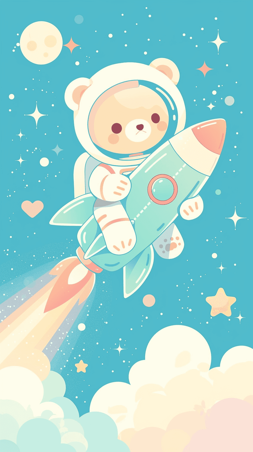 Astronaut 099 original repeating artwork