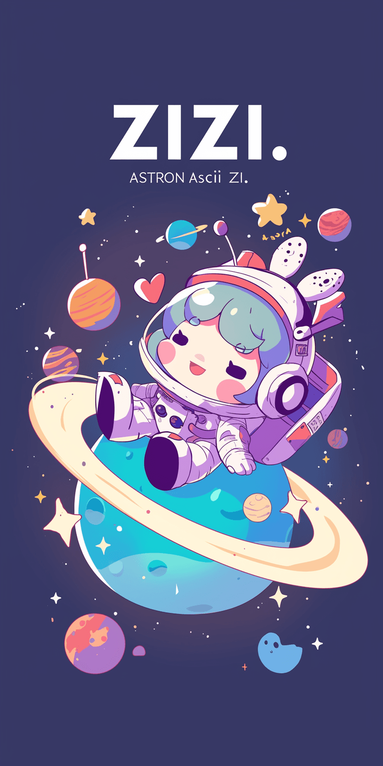 Astronaut 038 original repeating artwork