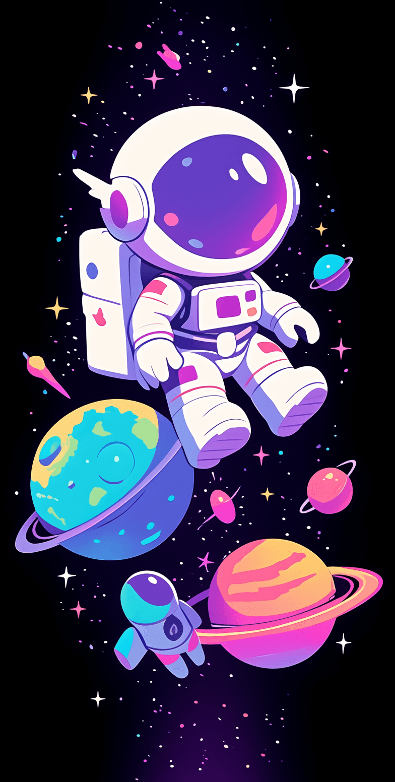 Astronaut 071 original repeating artwork