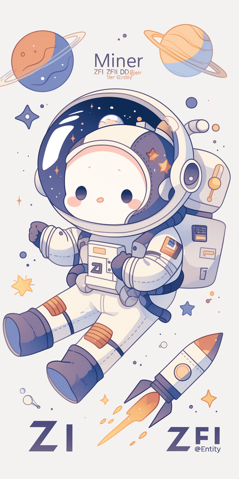Astronaut 025 original repeating artwork