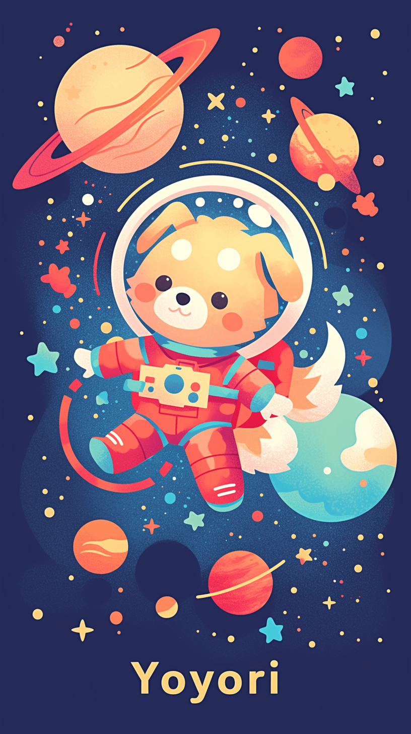 Astronaut 070 original repeating artwork