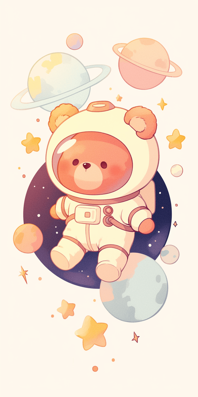 Astronaut 036 original repeating artwork