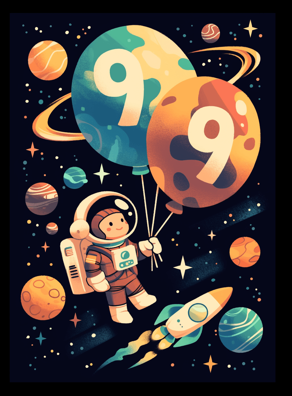 Astronaut 012 original repeating artwork