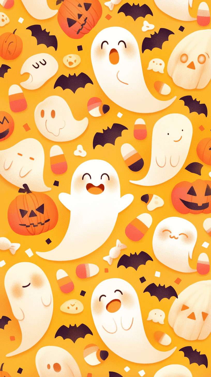 Halloween Ghost 948 original repeating artwork