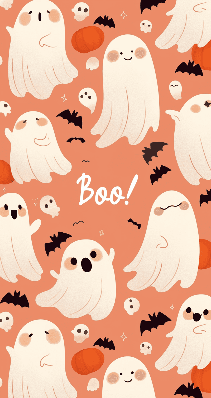 Halloween Ghost 856 original repeating artwork
