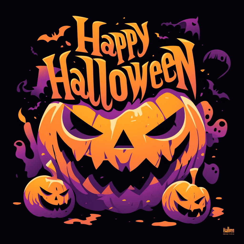Halloween Ghost 1216 original repeating artwork