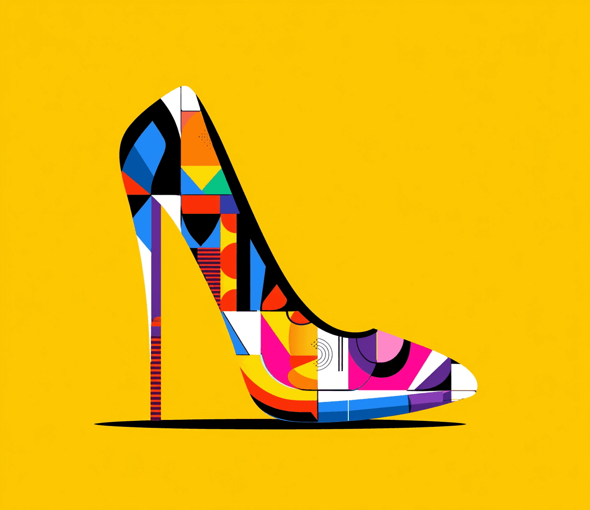 Shoe Squad original repeating artwork