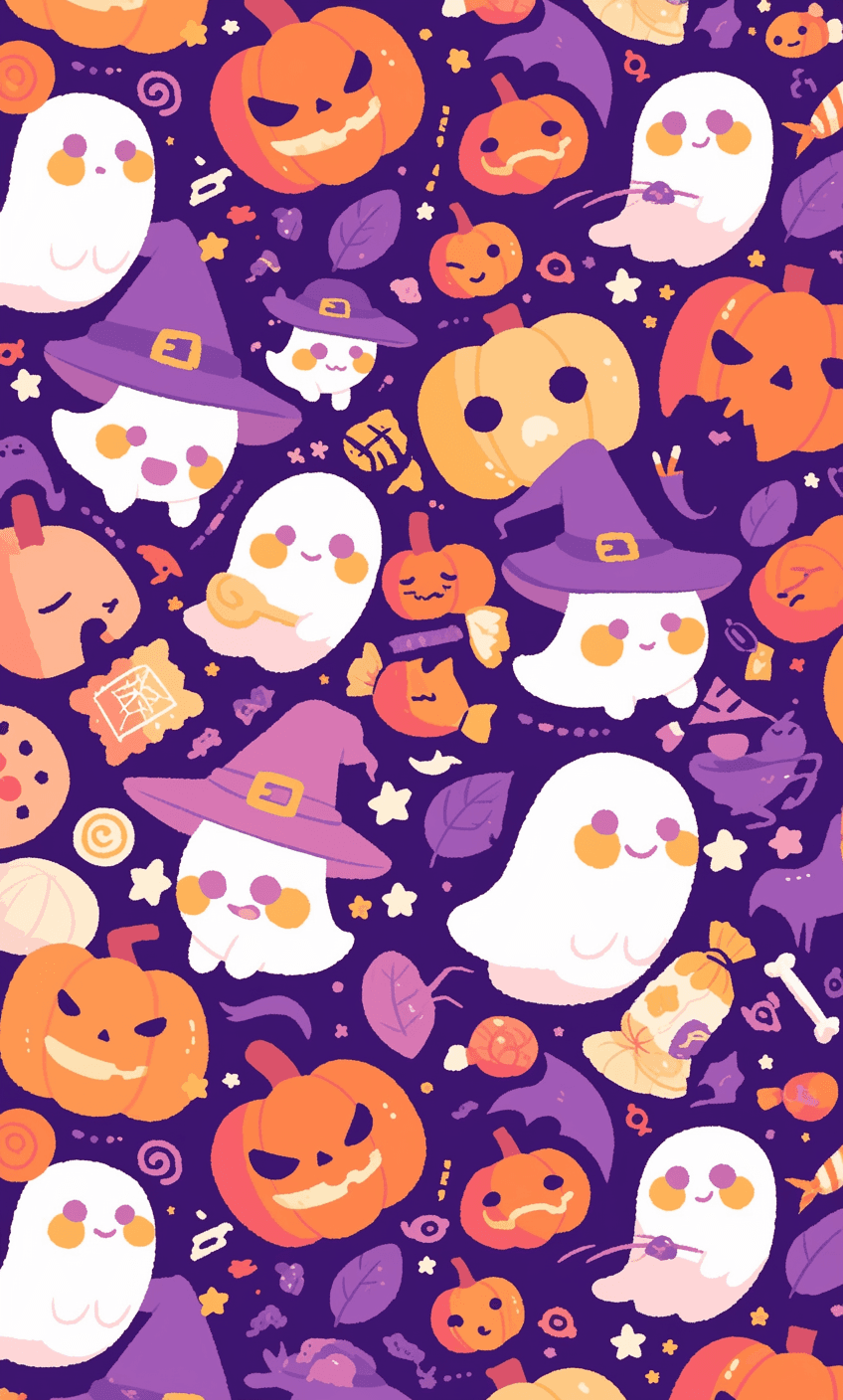 Halloween Ghost 236 original repeating artwork