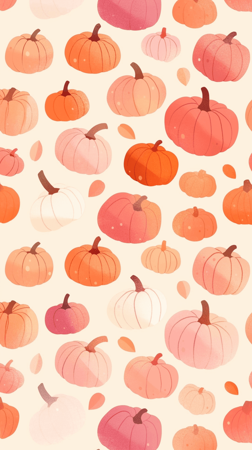 Halloween Pumpkin 053 original repeating artwork