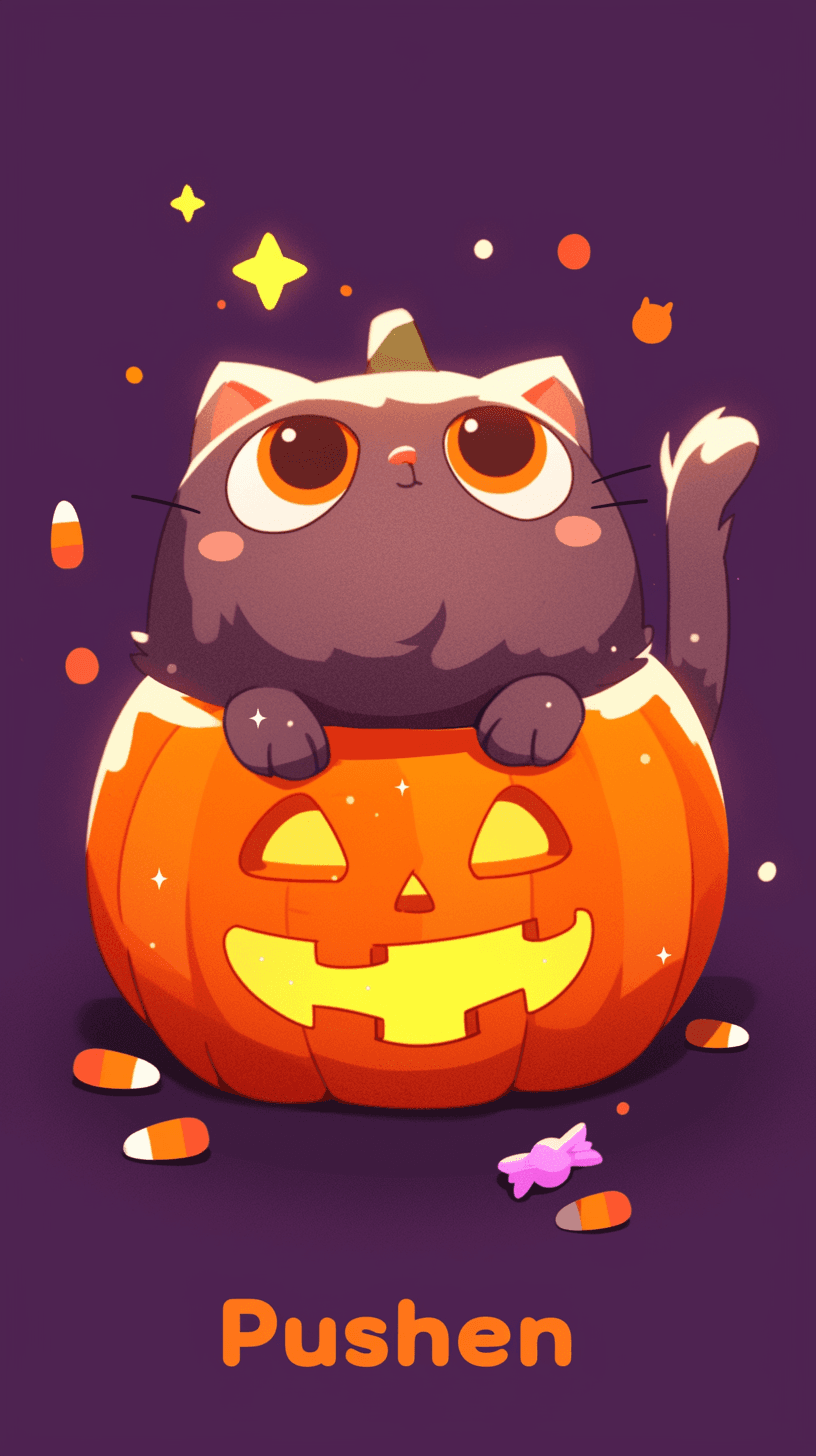 Halloween Ghost 509 original repeating artwork