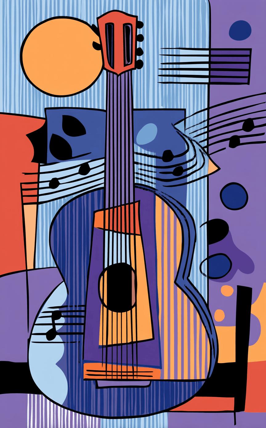 Instrument Pop original repeating artwork