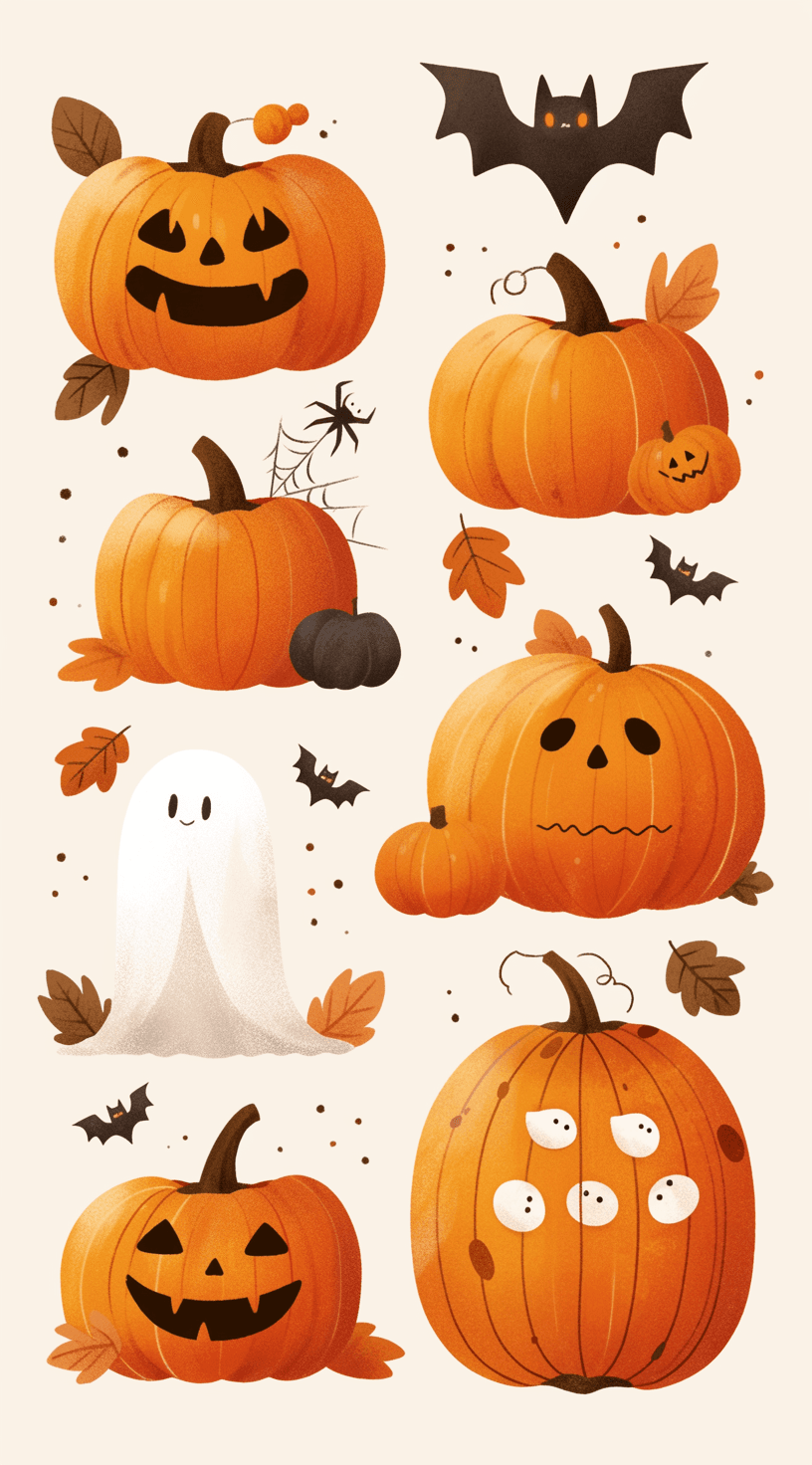 Halloween Ghost 890 original repeating artwork