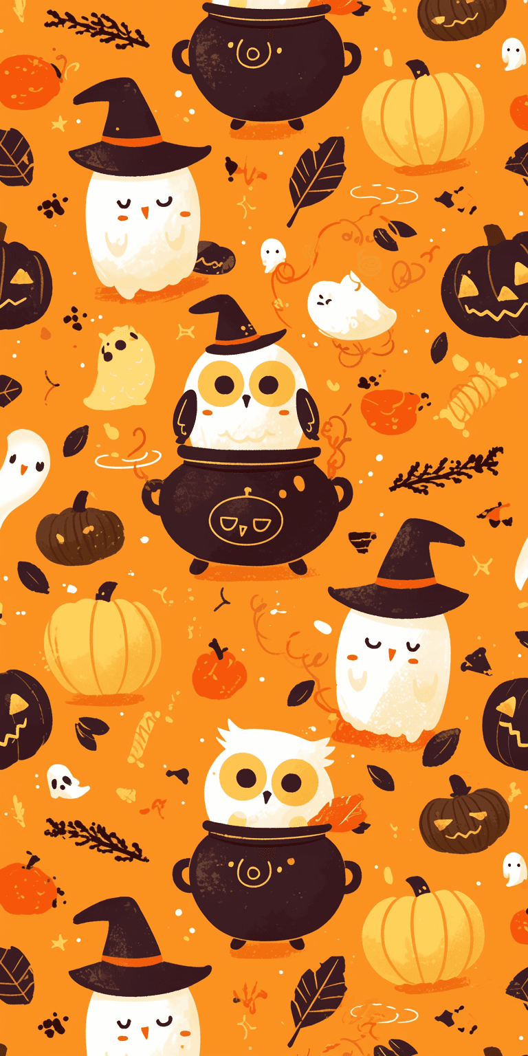 Halloween Ghost 781 original repeating artwork