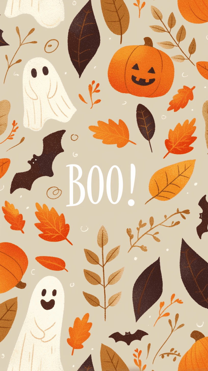 Halloween Ghost 1342 original repeating artwork
