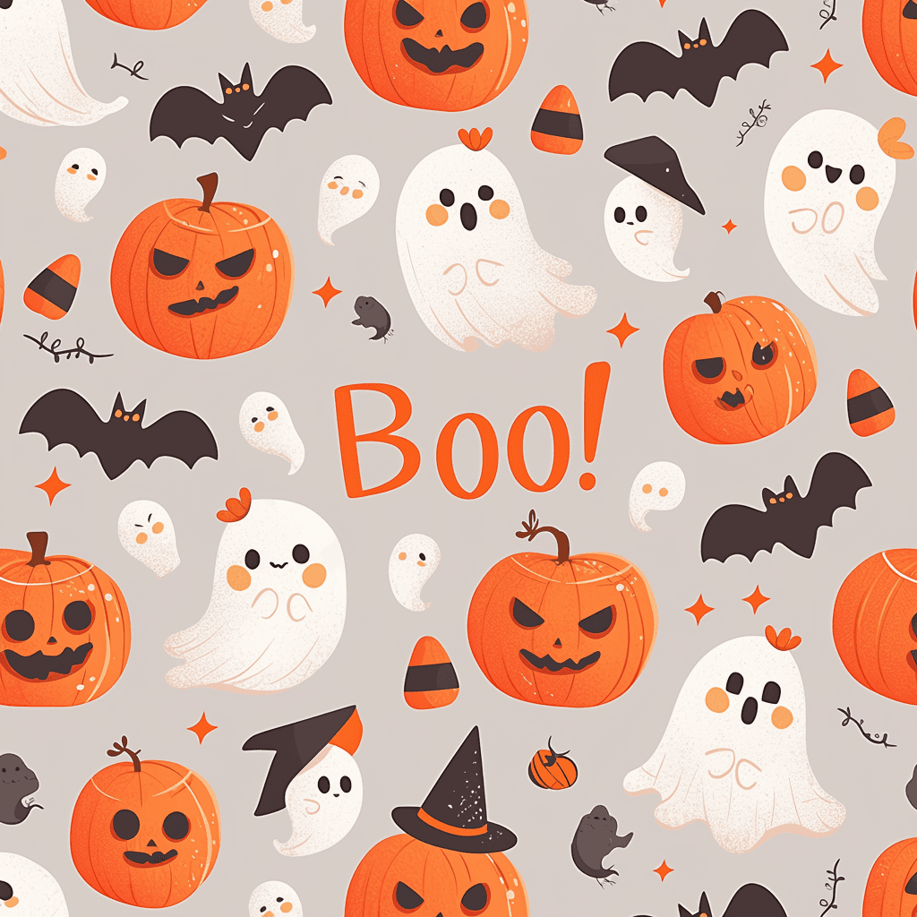 Halloween Ghost 276 original repeating artwork