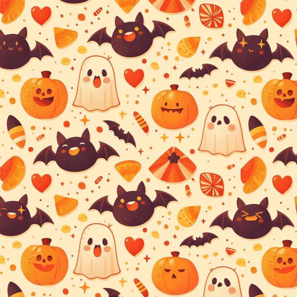 Halloween Ghost 780 original repeating artwork