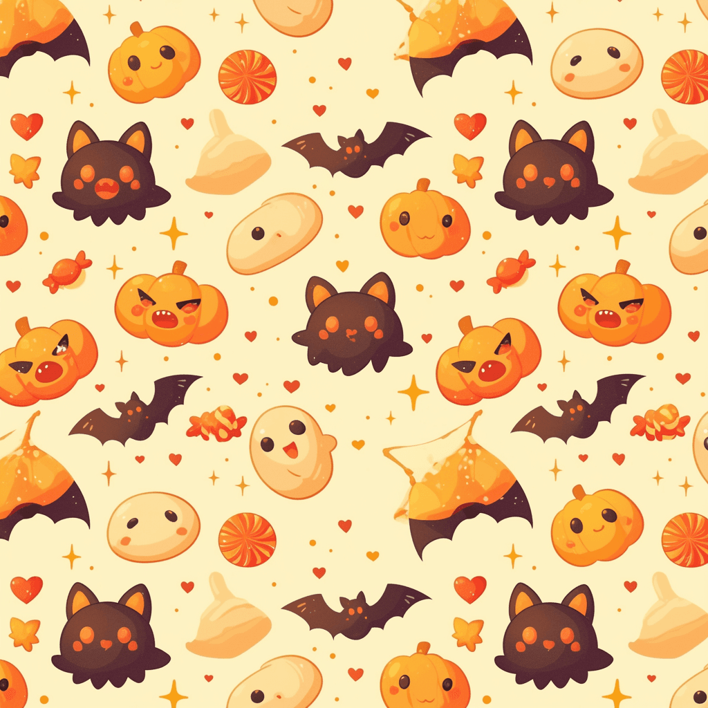 Halloween Ghost 1341 original repeating artwork