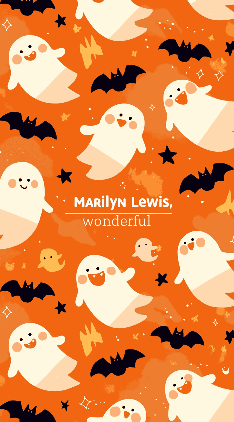 Halloween Ghost 887 original repeating artwork