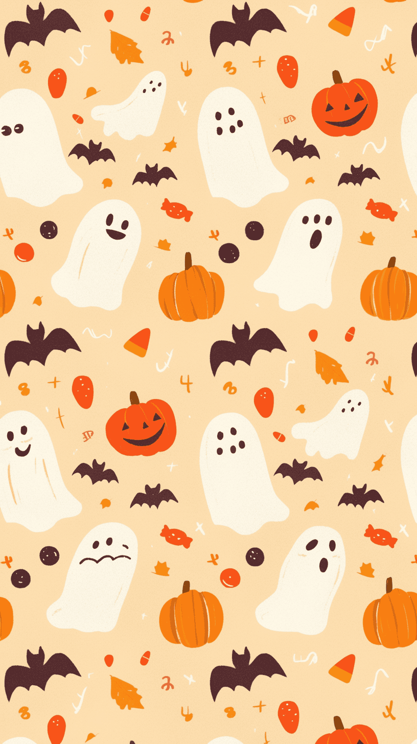 Halloween Ghost 759 original repeating artwork