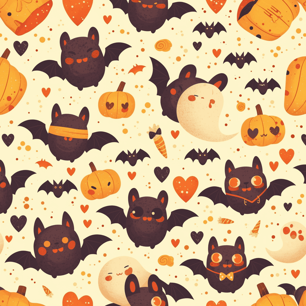 Halloween Ghost 514 original repeating artwork