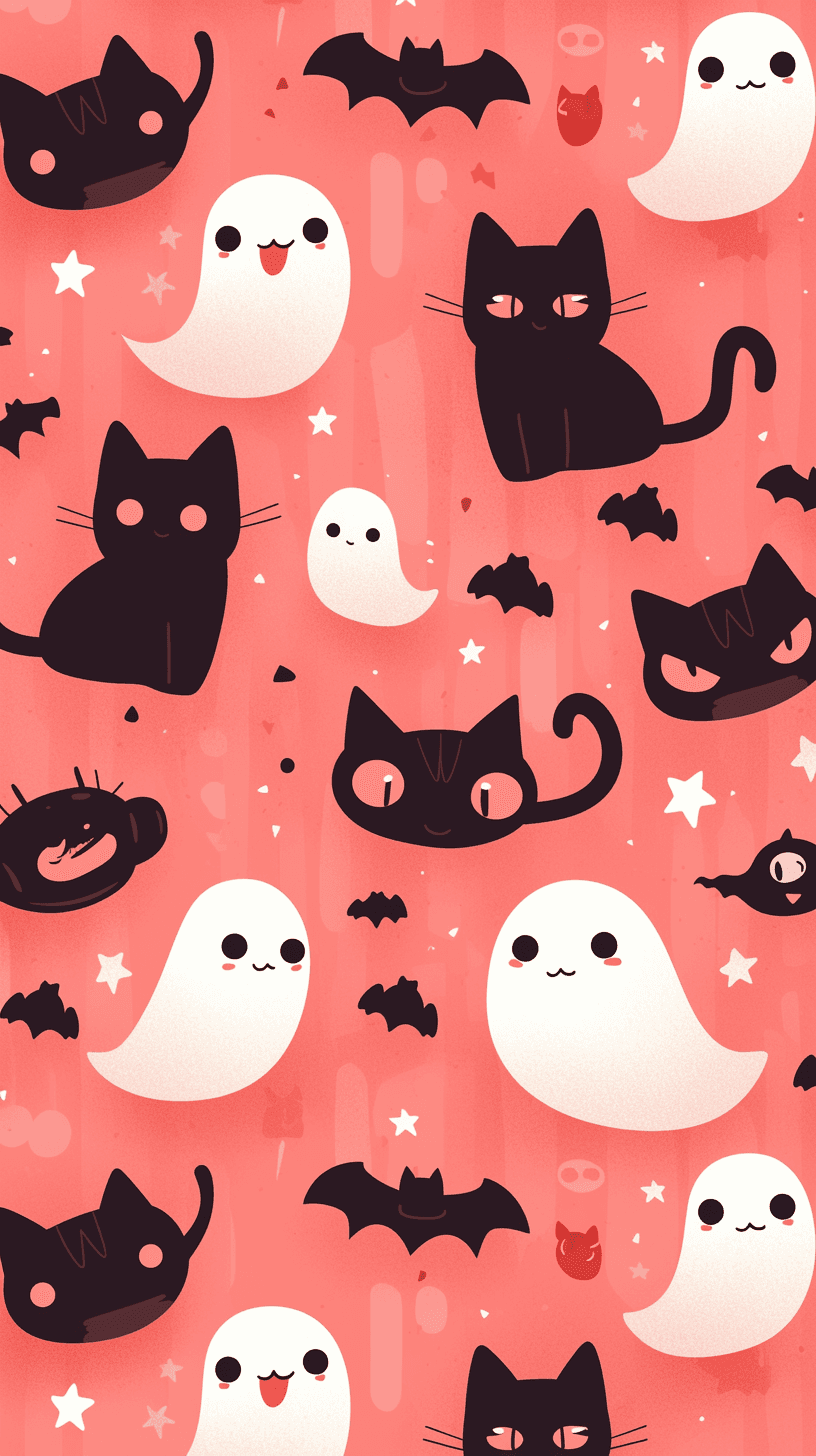 Halloween Ghost 1102 original repeating artwork