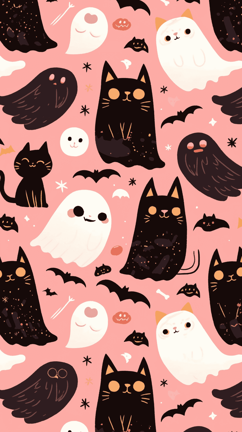 Halloween Ghost 689 original repeating artwork