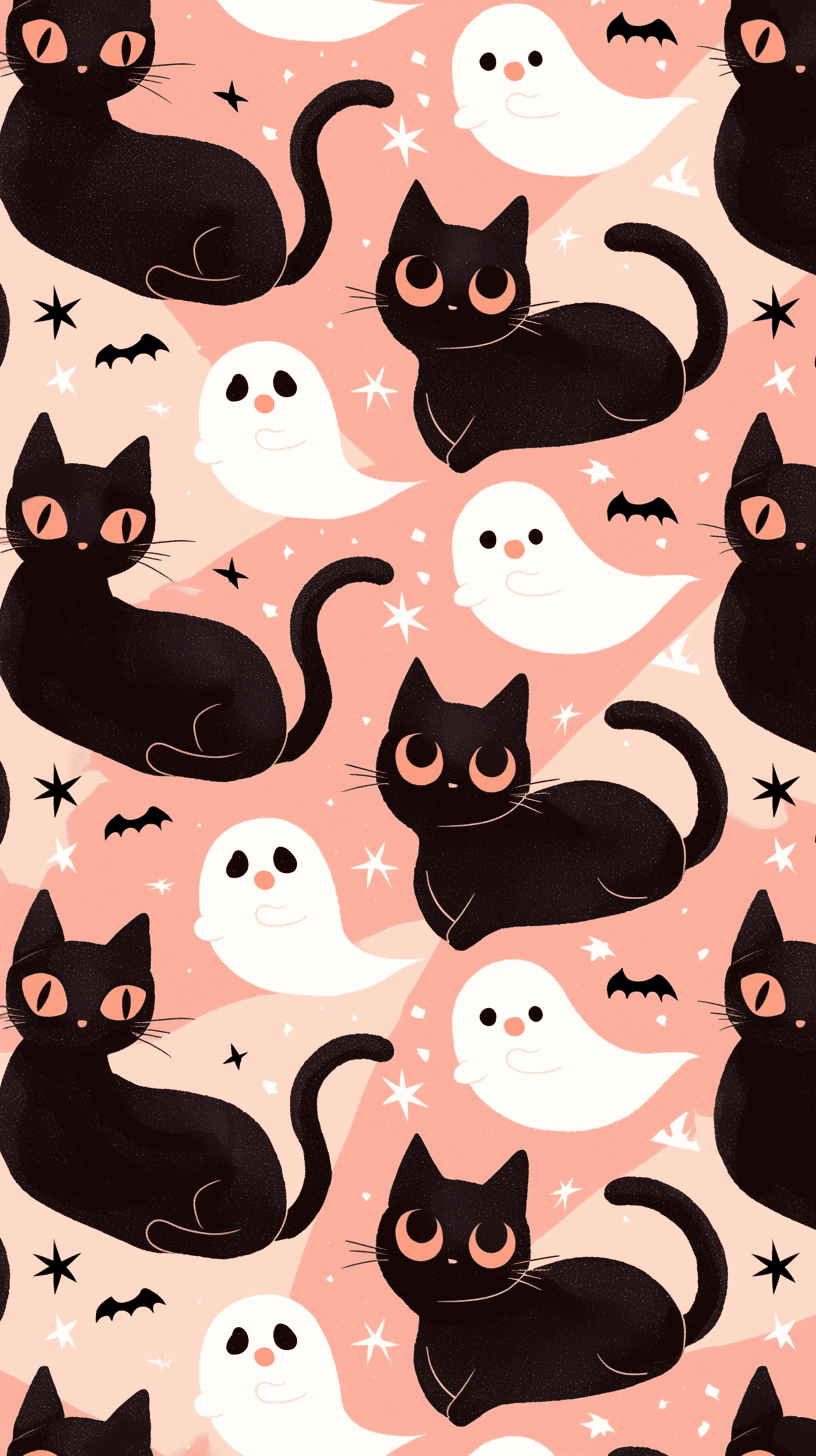 Halloween Ghost 672 original repeating artwork