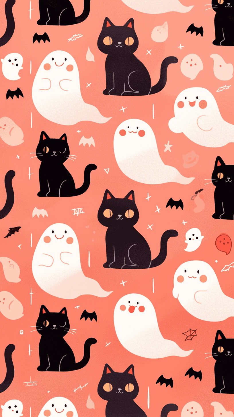 Halloween Ghost 625 original repeating artwork