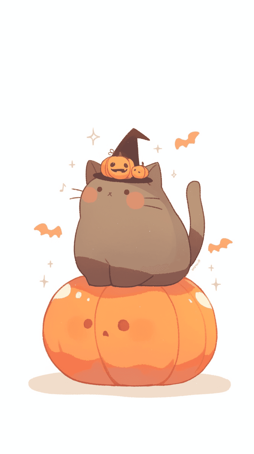 Halloween Pumpkin 182 original repeating artwork