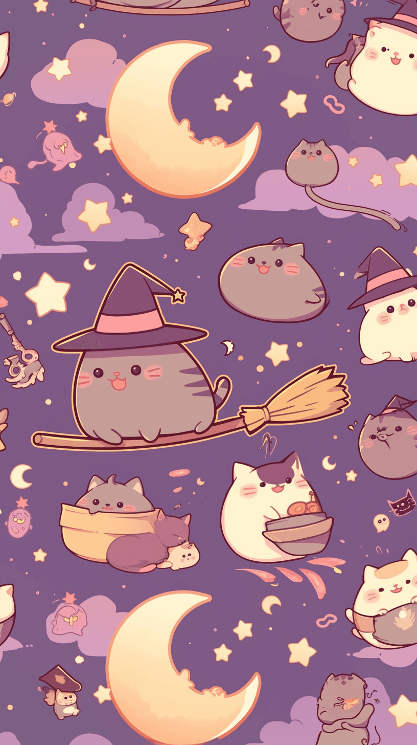 Halloween Elf original repeating artwork