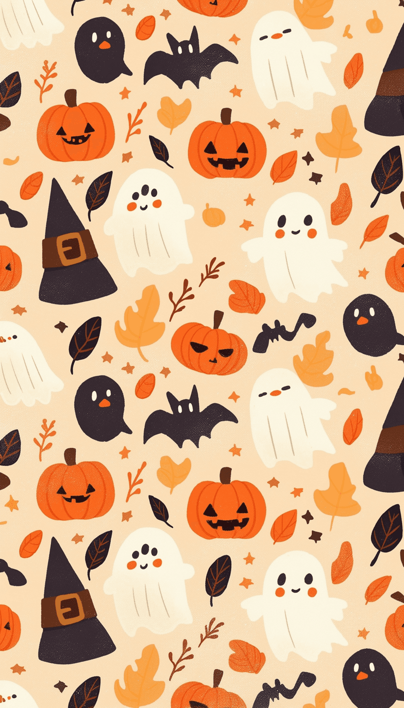 Halloween Ghost 1573 original repeating artwork