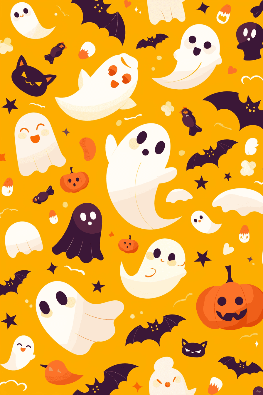 Halloween Ghost 564 original repeating artwork