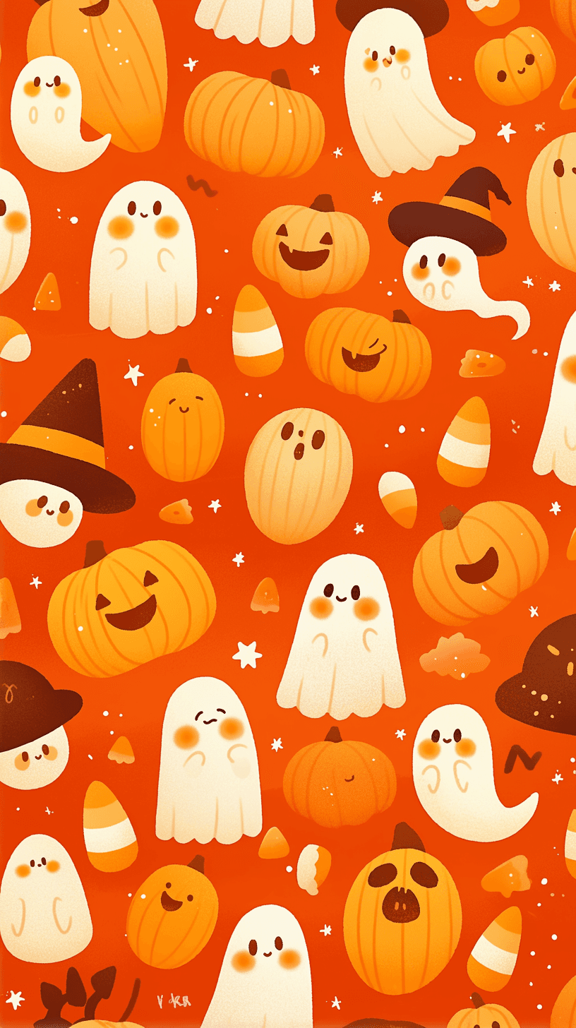 Halloween Ghost 269 original repeating artwork