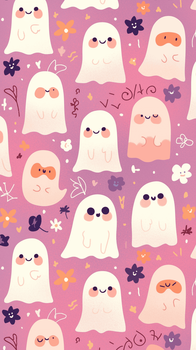 Halloween Ghost 646 original repeating artwork